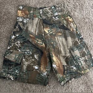 Kids Camouflage Cargo Shorts